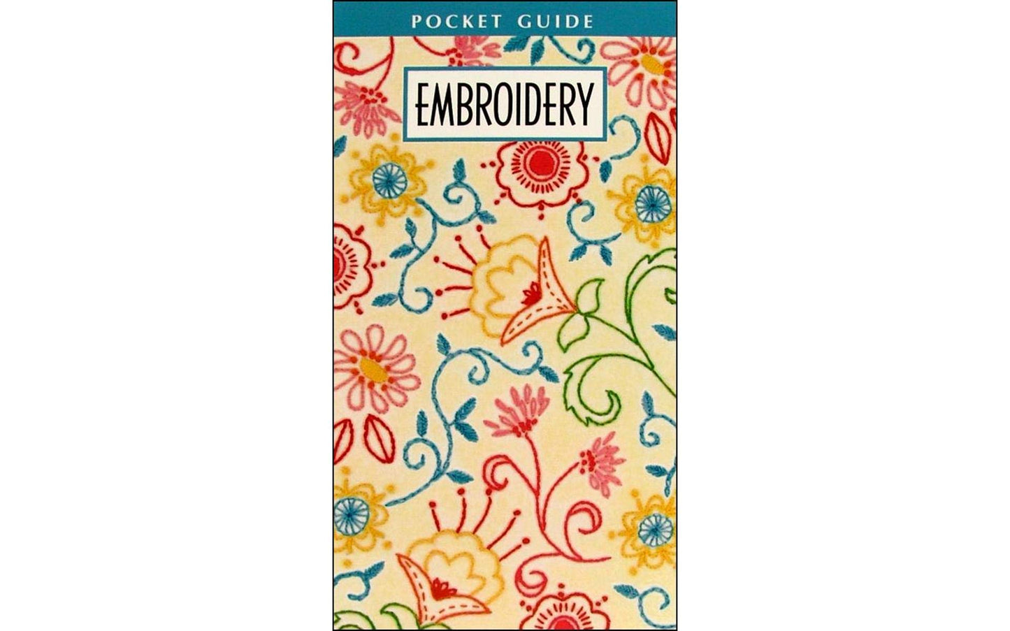 Leisure Arts LA-56019 Embroidery Pocket Guide, 8.5 by 4.625-Inch