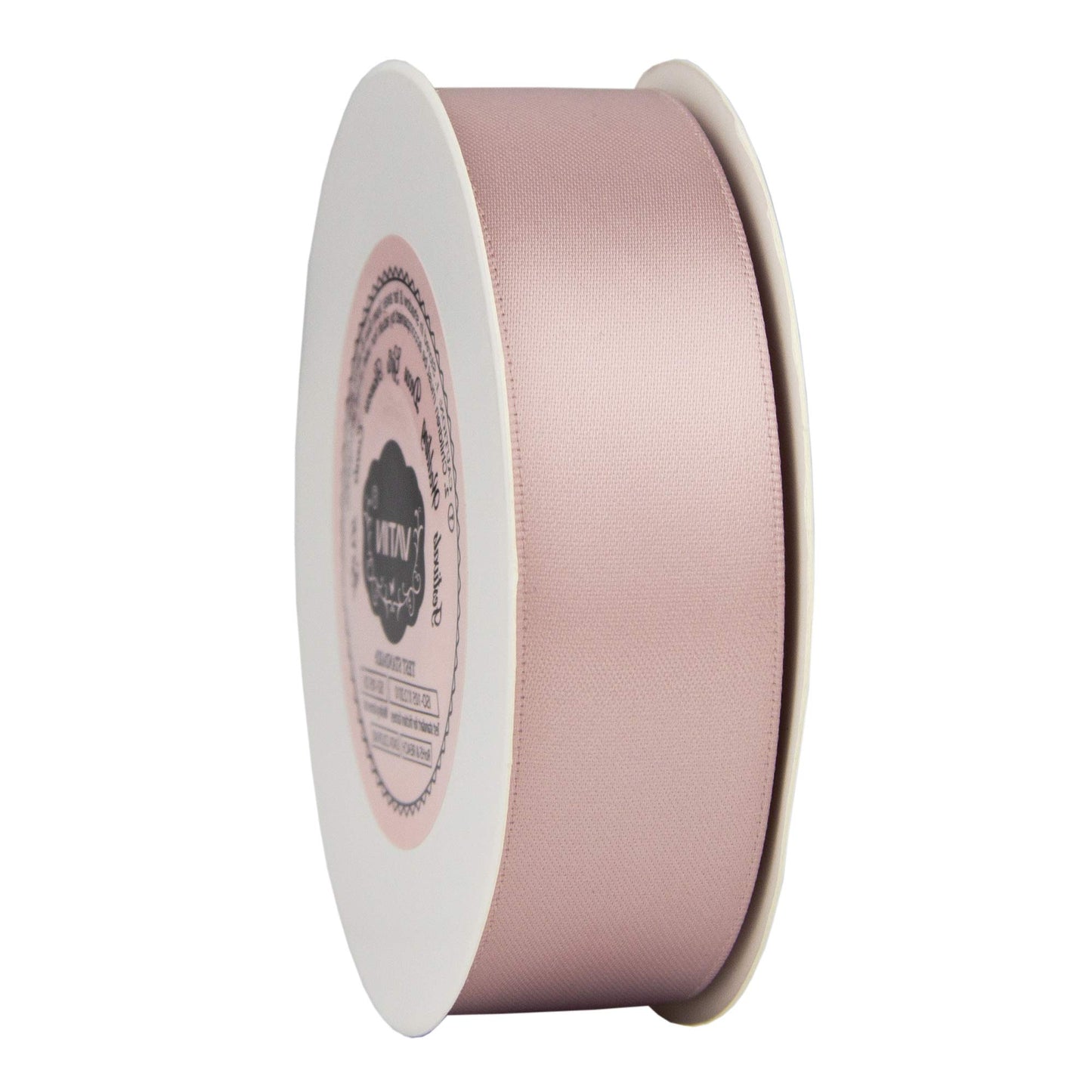 VATIN 1 inch Double Faced Polyester Satin Ribbon Gold -Continuous 25 Yard Spool, Perfect for Wedding, Wreath, Baby Shower,Packing and Other Projects