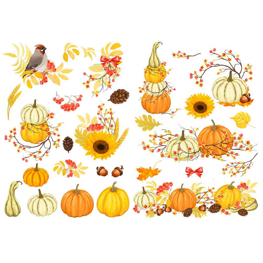 Seasonstorm Autumn Pumpkin Kawaii Aesthetic Pastel Art Agenda Journal Planner Stationery Stickers