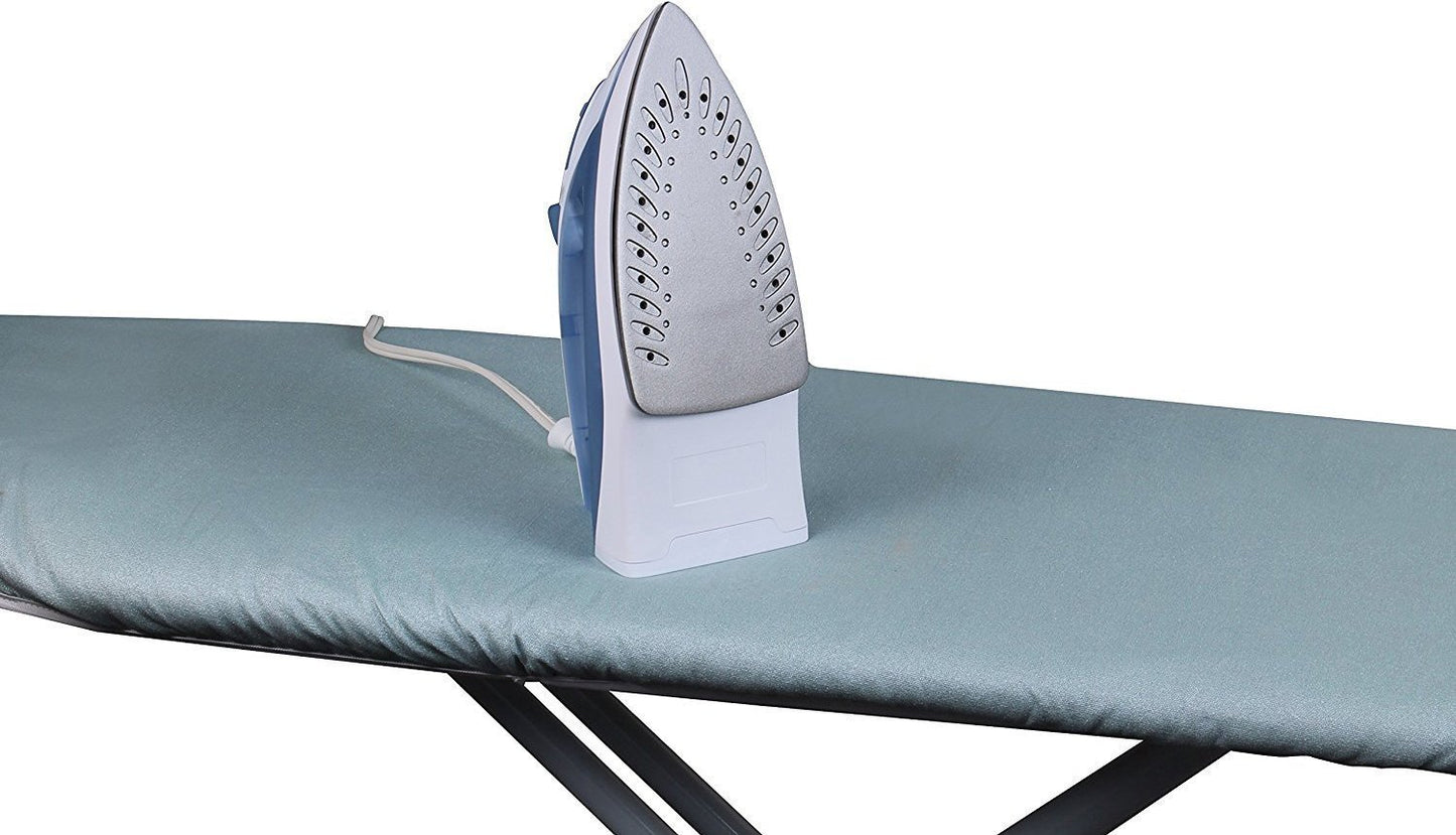 Utopia Home Ironing Board Cover and Pad - Silicone Coated Extra Thick Pad - Scorch Resistant and Heat Reflective - 15" x 54" - Light Blue (Single Pack)