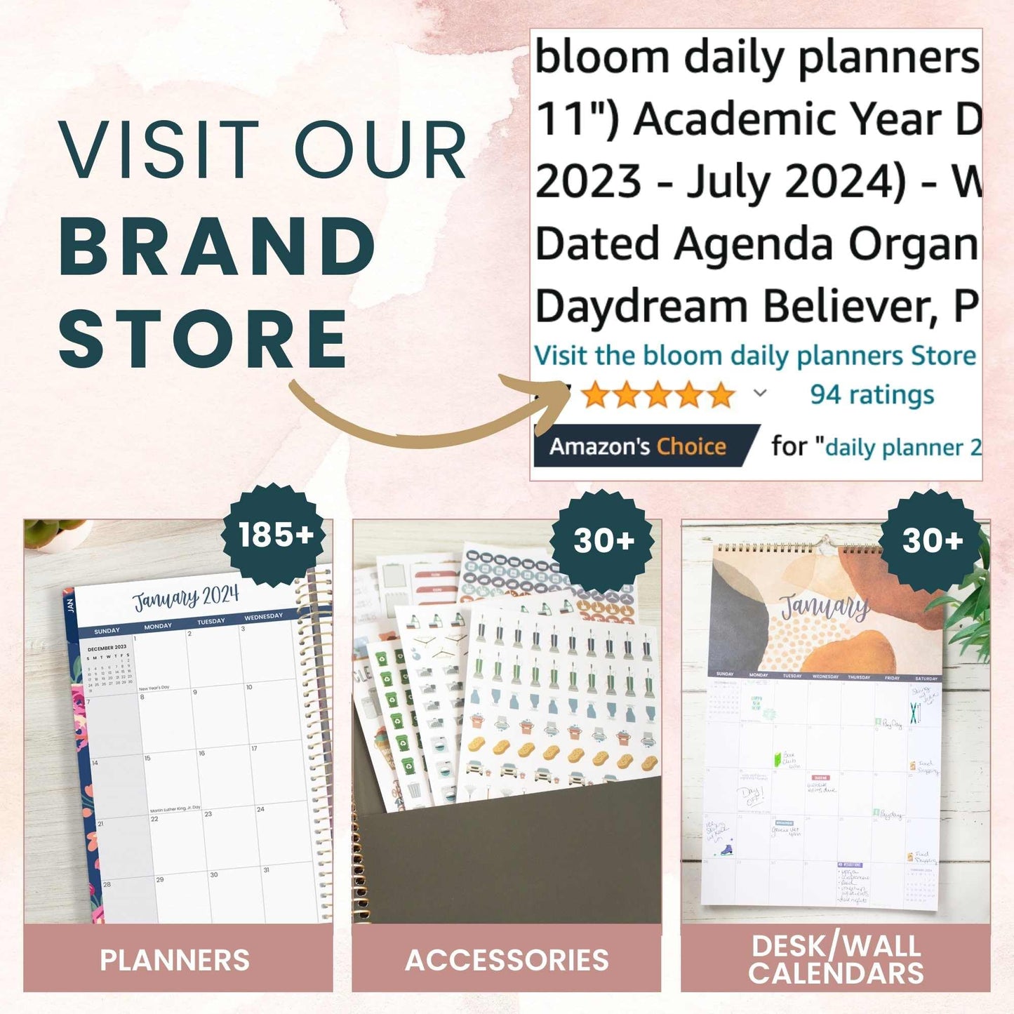 bloom daily planners Act of Kindness Deck - Set of Thirty 2" x 3.5" Cards - Assorted Designs