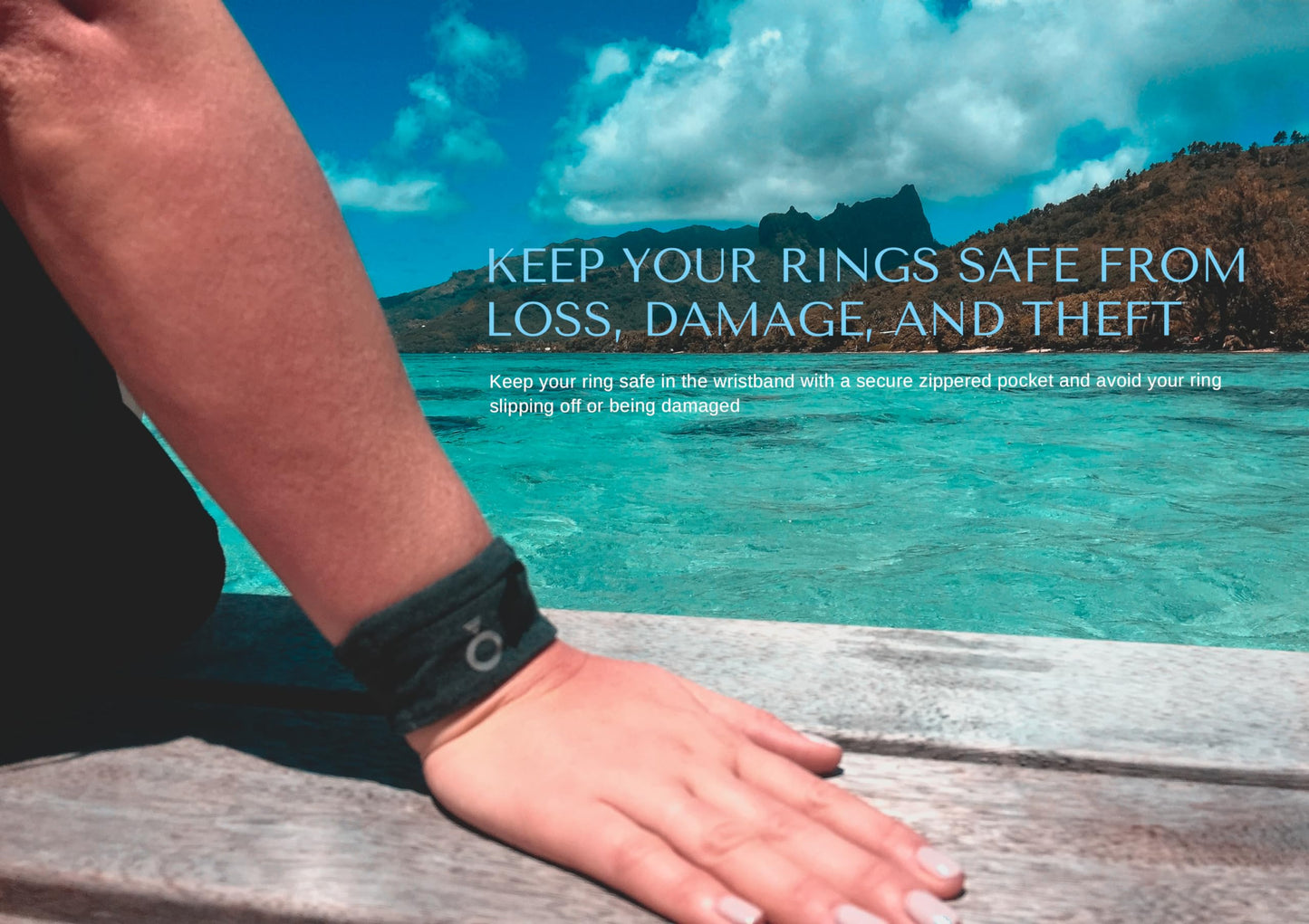 RingHero Wristband | Prevents Loss, Theft, and Damage of Your Wedding Ring and valuables. Secure Your Rings on Your Wrist During Physical Activity with a Stylish and Discreet Wristband Ring Holder