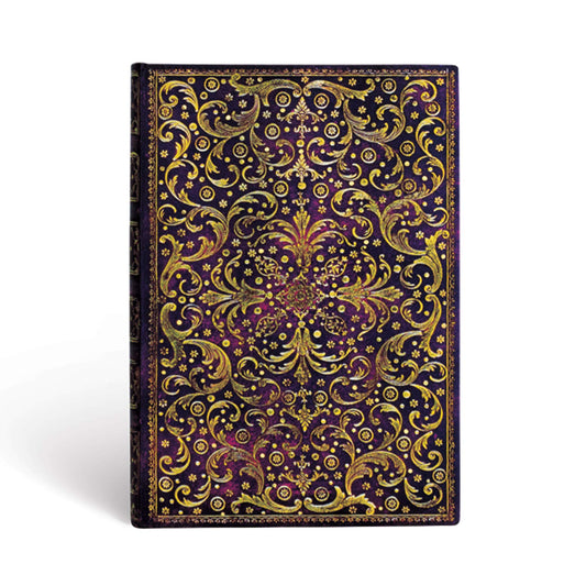 Paperblanks Deluxe Jumbo Aurelia Midi Journal with Decorated Endpapers