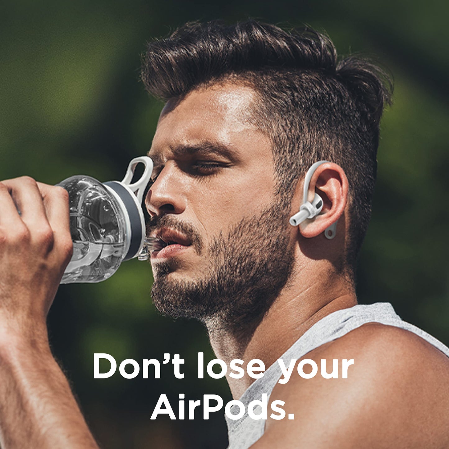 elago Ear Hooks Designed for AirPods Pro 2nd gen, AirPods Pro, Designed for AirPods 3 & 2 & 1, Earbuds Accessories, Anti-Slip, Ergonomic Design, Comfortable Fit (White) [US Patent Registered]