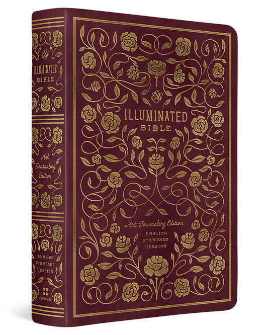 ESV Illuminated Bible, Art Journaling Edition (TruTone, Burgundy)