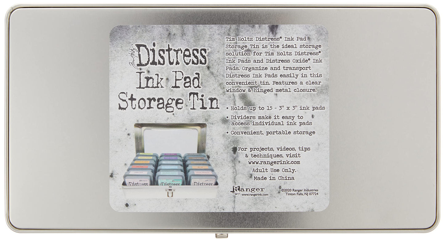 Tim Holtz - Ranger DISTRESS INK PAD TIN, Grey