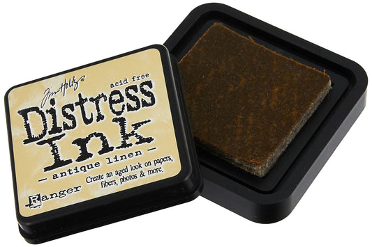 Ranger RITIM19497 Ink Pad Distress Dye Linen Tim Holtz by