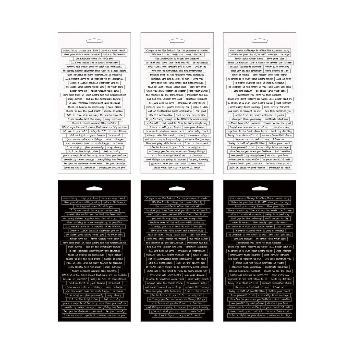 Small Talk Stickers by Tim Holtz Idea-ology, 8.25 x 4.25 Inch Sheet Size, 296 Stickers, Black/White, TH93193