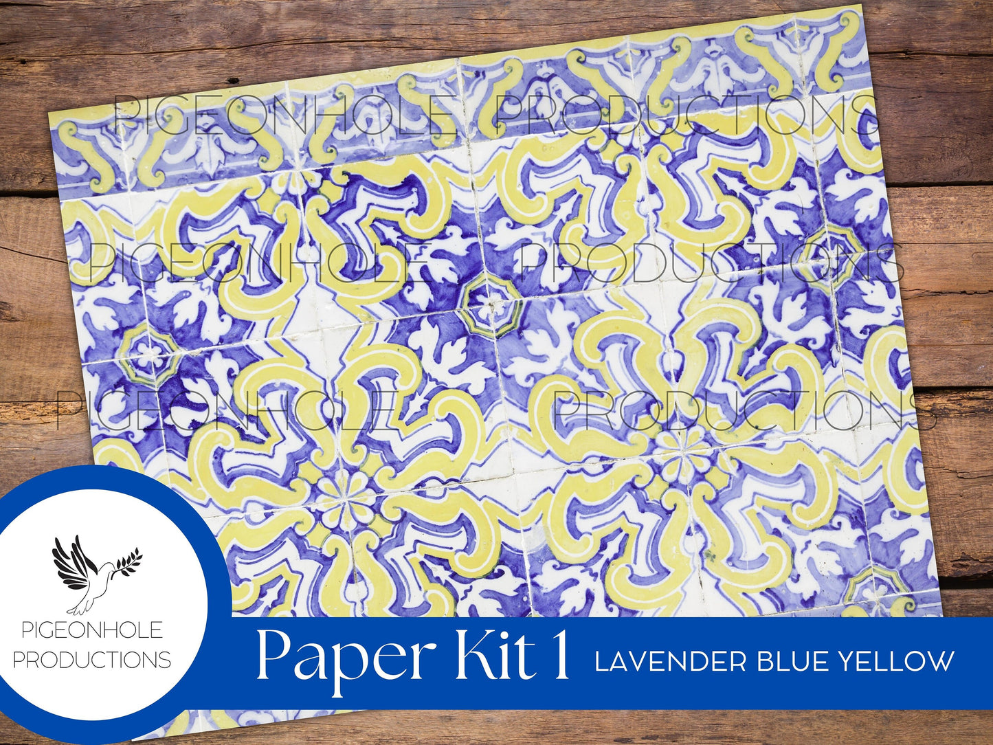 Lavender, Blue, Yellow Paper Kit 1—PRINTABLE, junk journals, scrapbooking, papercrafts, cardmaking, tags, ephemera, multi-media projects
